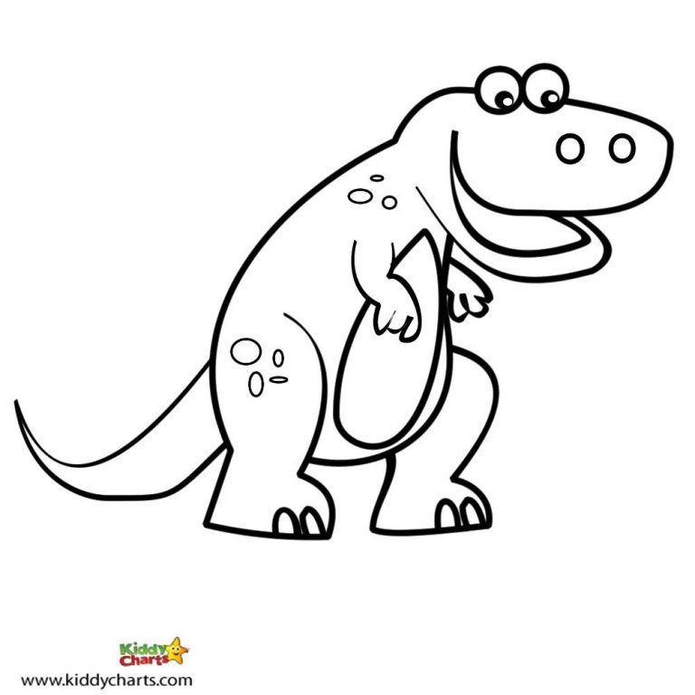 The Best T Rex Coloring Page Easy References