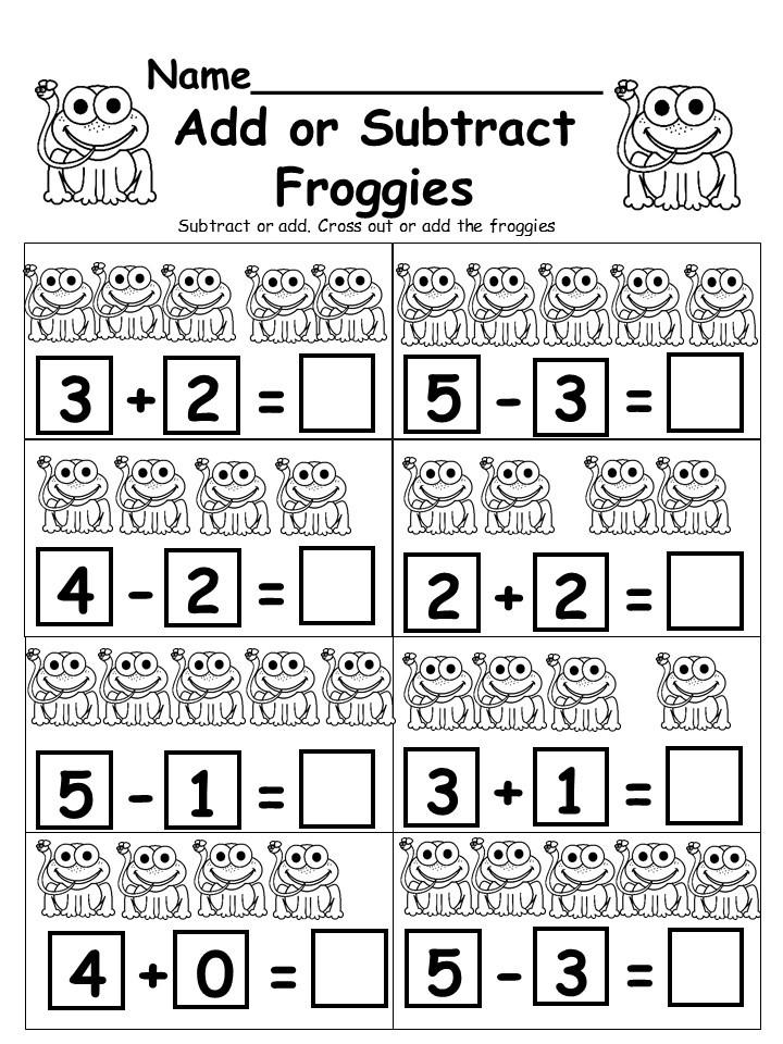 kindergarten addition and subtraction Archives