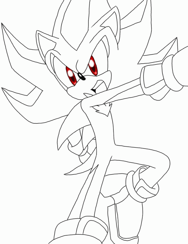 The Best Sonic Coloring Pages Shadow Ideas
