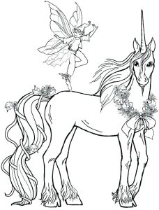 Hard Unicorn Coloring Pages at Free printable