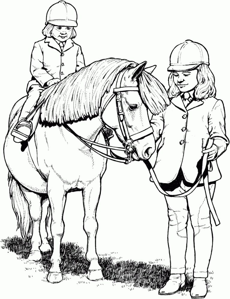 Famous Horse Coloring Pages Free 2022