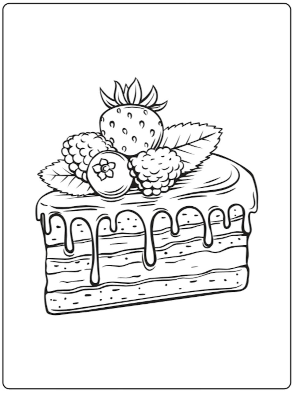 Cool Food Coloring Pages Online 2022