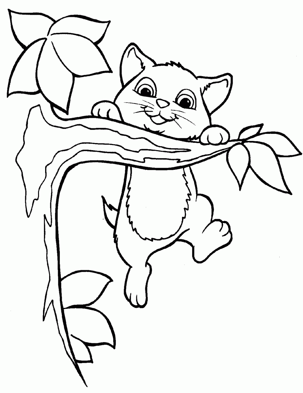 Cool Kitten Coloring Pages Printable Free 2022