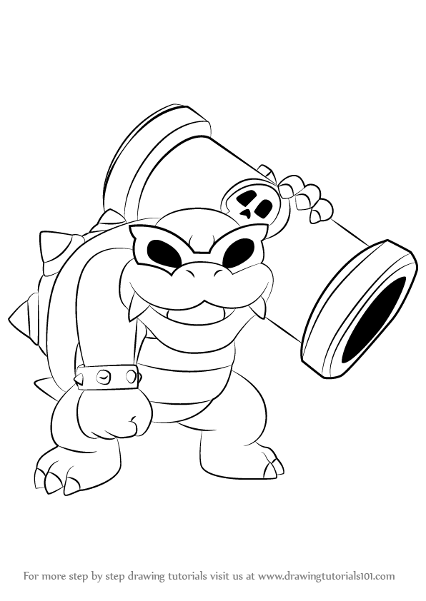 +20 Mario Coloring Pages Koopalings Ideas