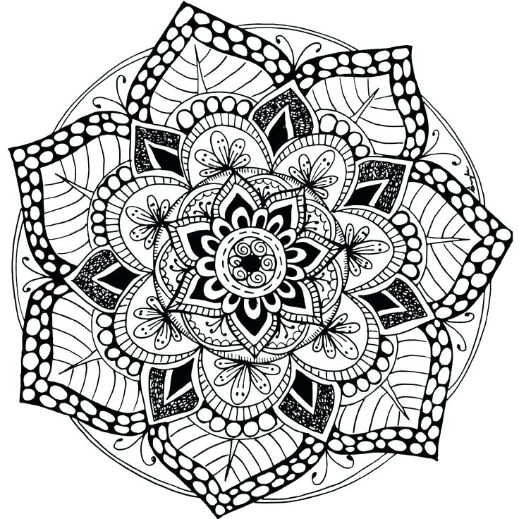 Incredible Online Coloring Pages Mandala References