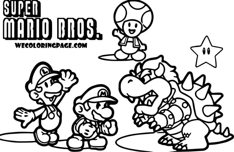 Review Of Mario Colouring Pages Online References