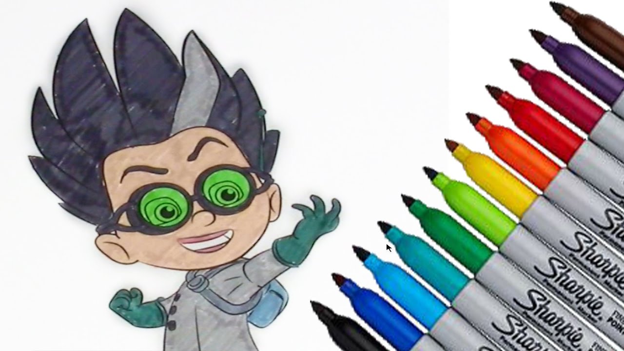 +13 Pj Masks Coloring Pages Romeo Ideas