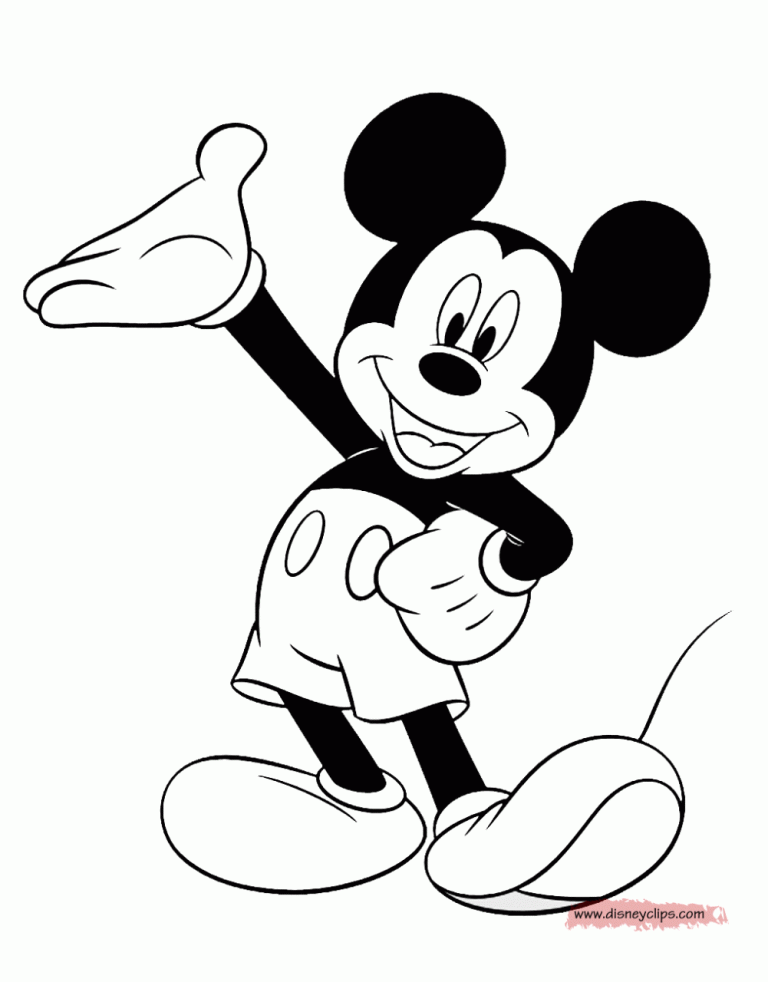 Cool Mickey Mouse Coloring Pages Online Ideas