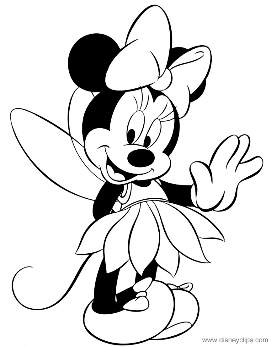 The Best Minnie Mouse Coloring Pages Printable Free 2022