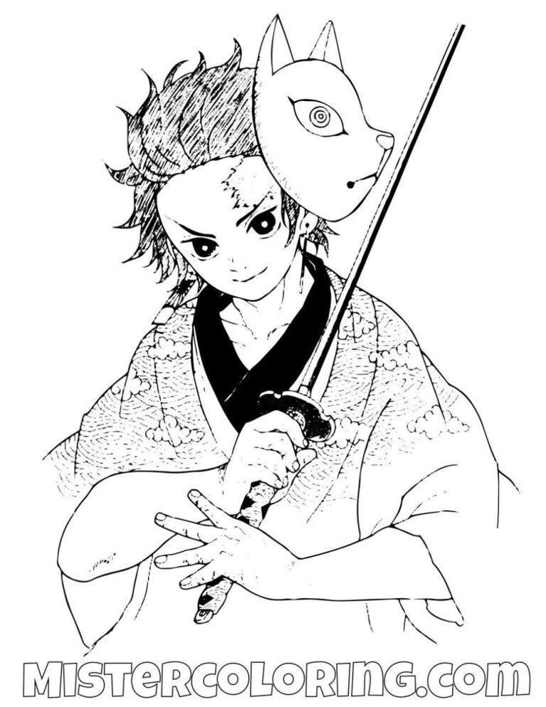 The Best Demon Slayer Coloring Pages Tanjiro 2022