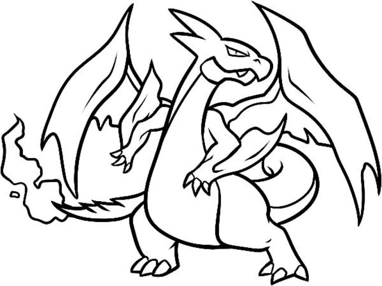 Cool Pokemon Coloring Pages Charizard 2022
