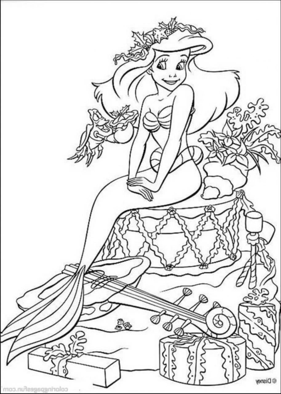 The Best Ariel Coloring Pages References