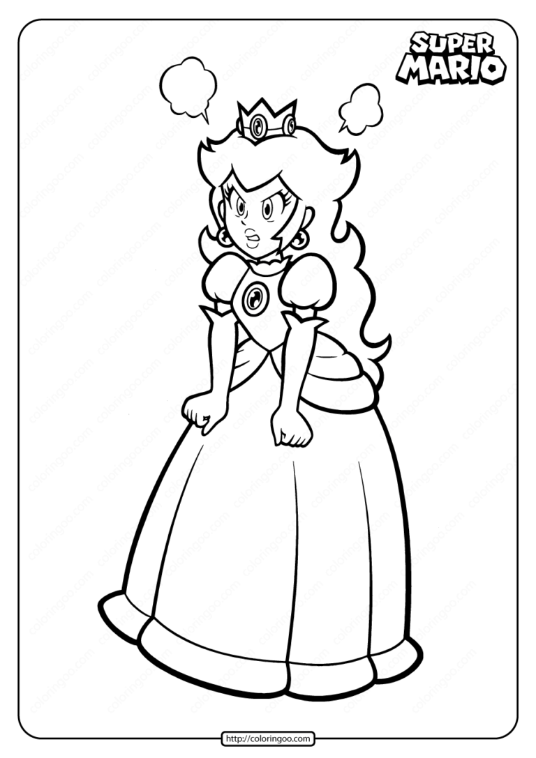 The Best Mario Coloring Pages Princess Peach References