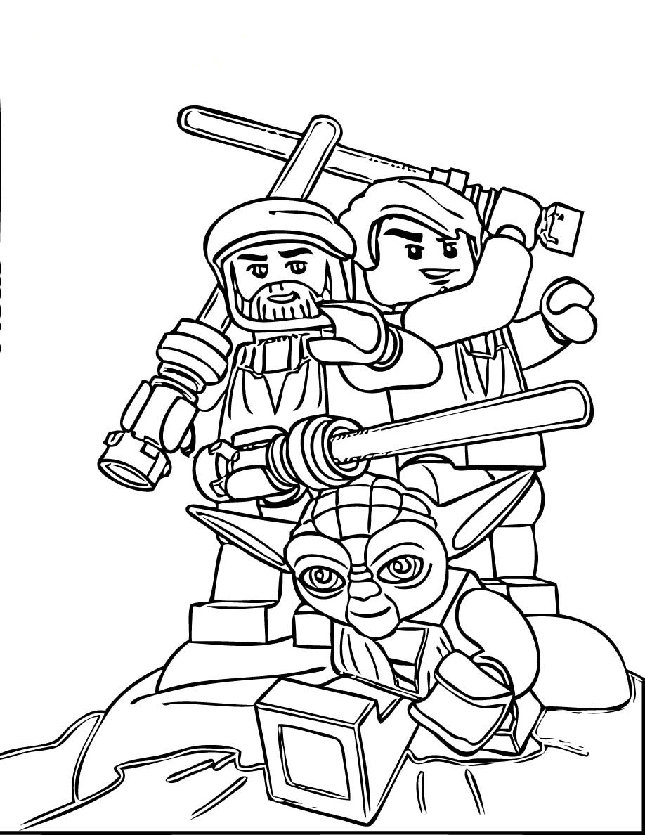 Cool Star Wars Coloring Pages Lego Ideas