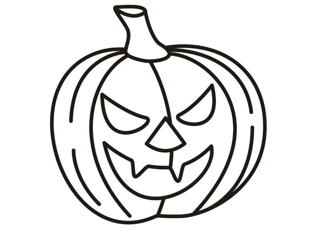 Cool Pumpkin Coloring Pages Easy Ideas