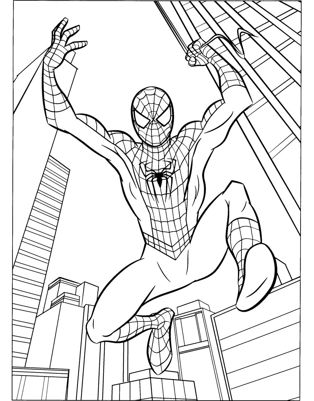 Famous Spiderman Coloring Pages Printable Pdf 2022