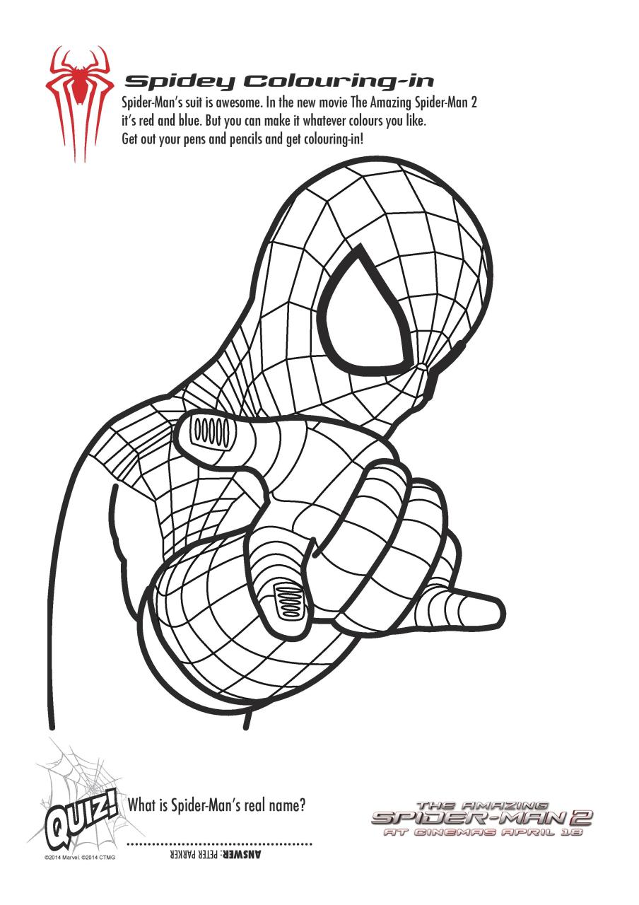 Review Of Spiderman Coloring Pages Online Ideas
