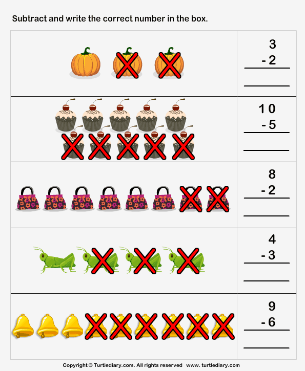 Incredible Kinder Subtraction Worksheets With Pictures 2022