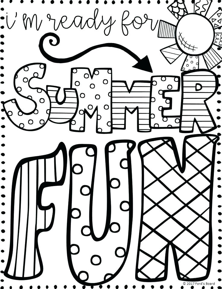 Incredible Summer Coloring Pages Pdf 2022