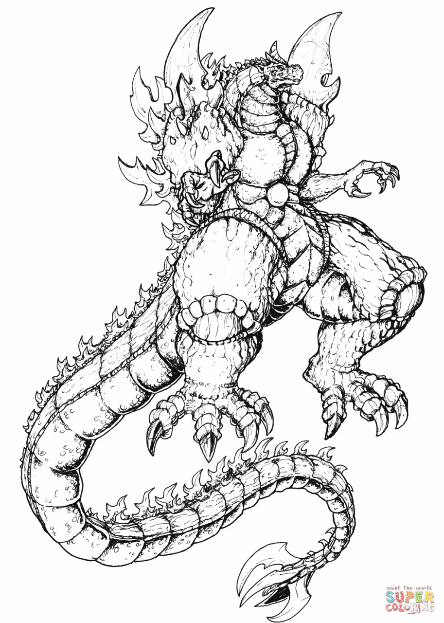 The Best Godzilla Coloring Pages Free Printable 2022