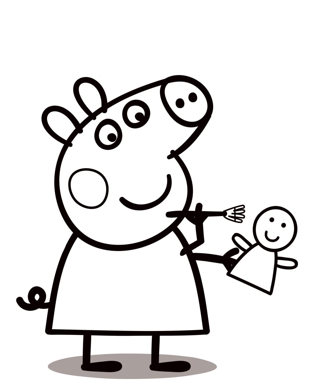 Cool Peppa Pig Coloring Pages Online References