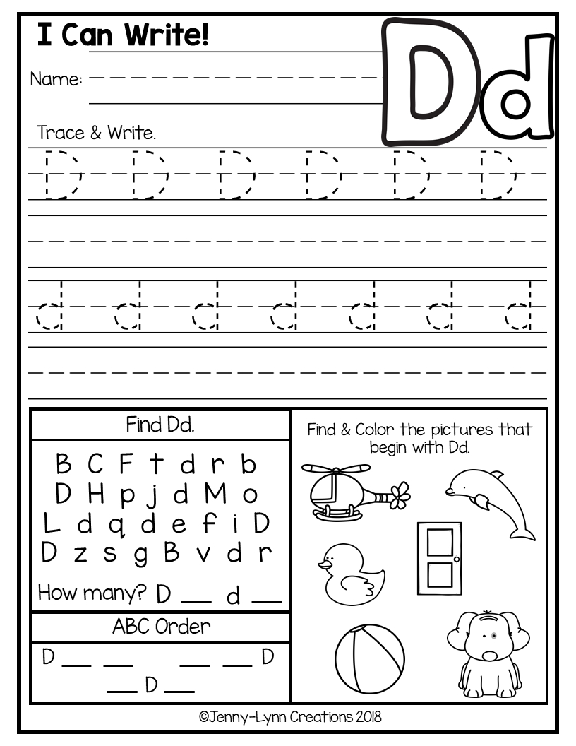 The Best Letters Worksheets For Kindergarten Pdf References