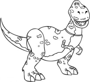 Toy Story Rex Coloring Pages at Free printable