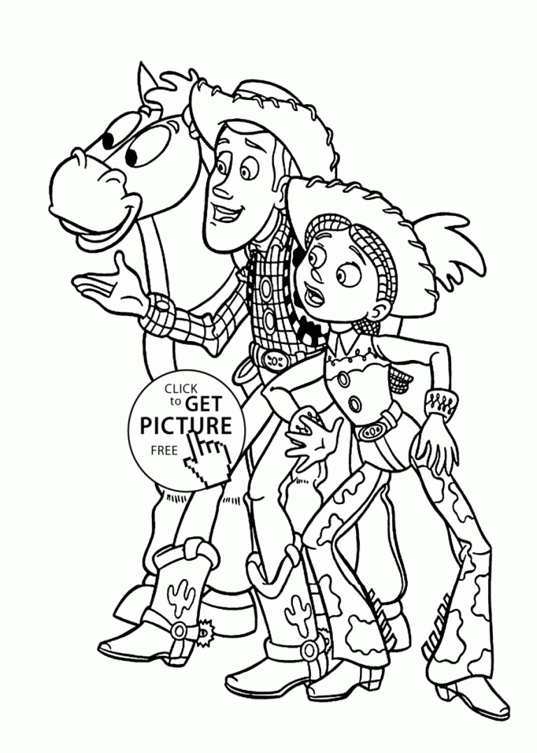 Cool Toy Story Coloring Pages For Toddlers Ideas
