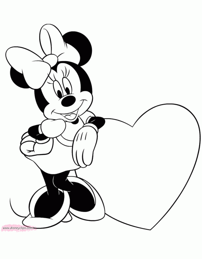 The Best Valentines Coloring Pages Disney 2022