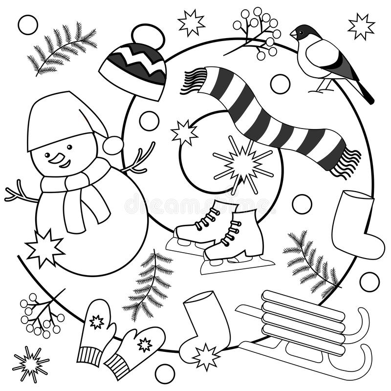 Incredible Winter Coloring Pages Easy 2022