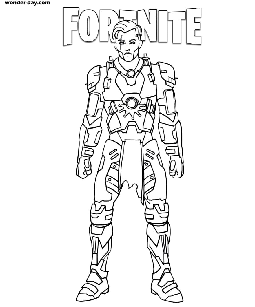 Famous Fortnite Coloring Pages Midas 2022