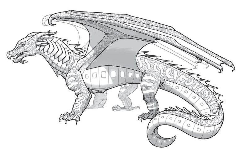 Wings Of Fire Coloring Pages Hybrids