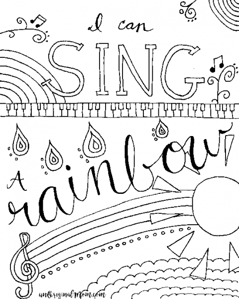 Music Coloring Pages For Adults