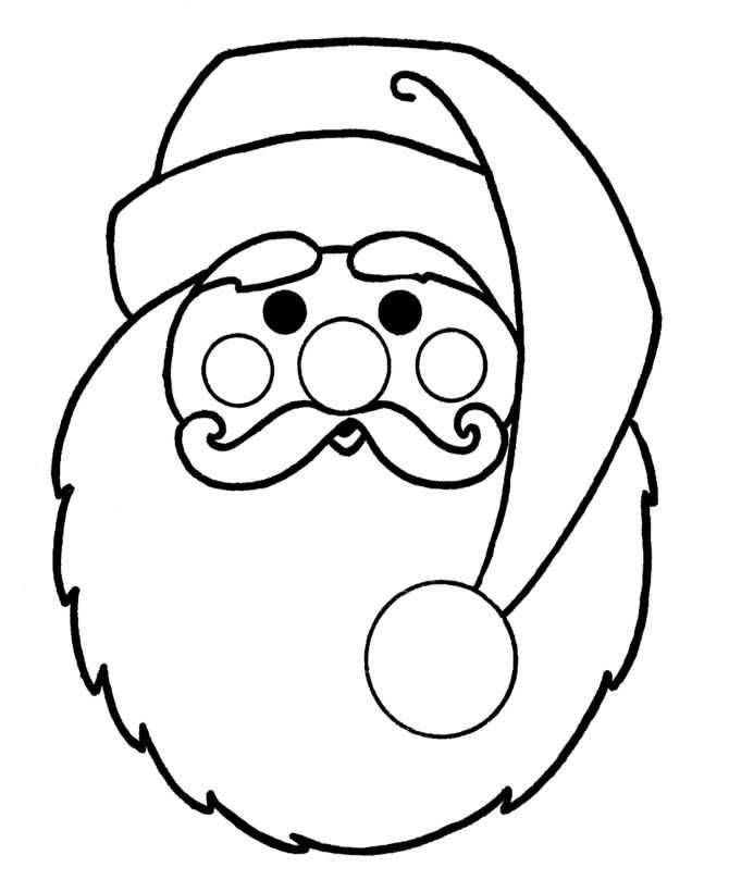 Easy Free Printable Christmas Coloring Pages