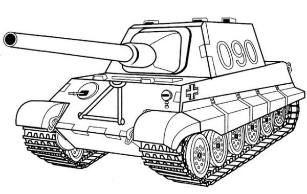 Tank Coloring Pages To Print