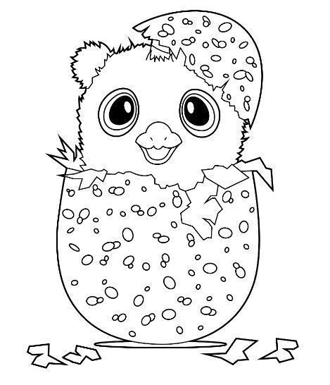 Baby Hatchimals Coloring Pages