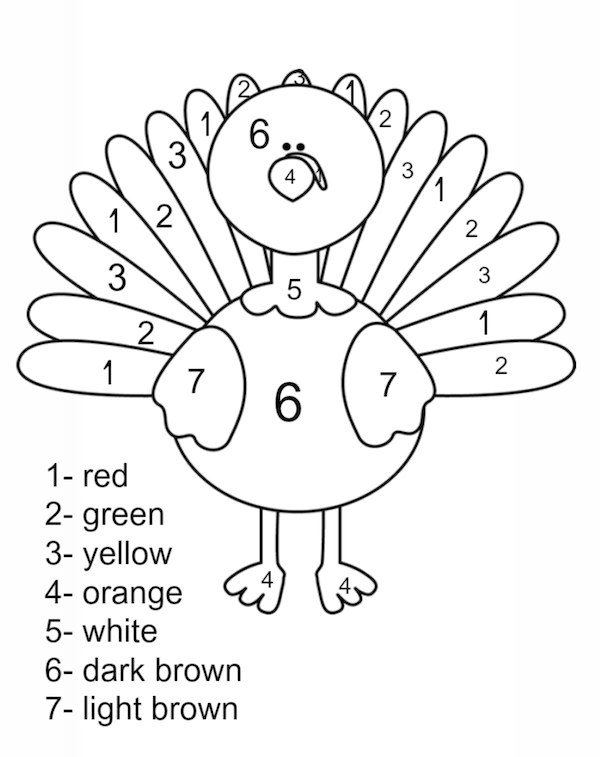 Thanksgiving Coloring Sheets Free