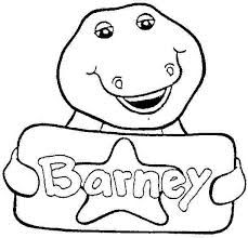 Barney And Friends Barney Coloring Pages