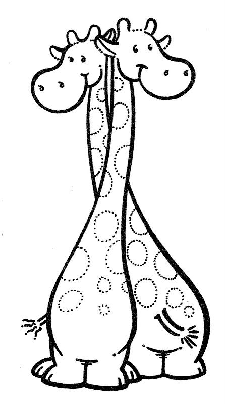 Giraffe Coloring Pages Free Printable