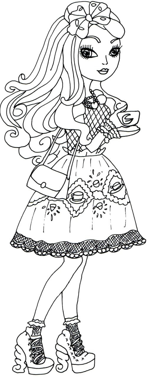 Ever After High Coloring Pages Briar Beauty