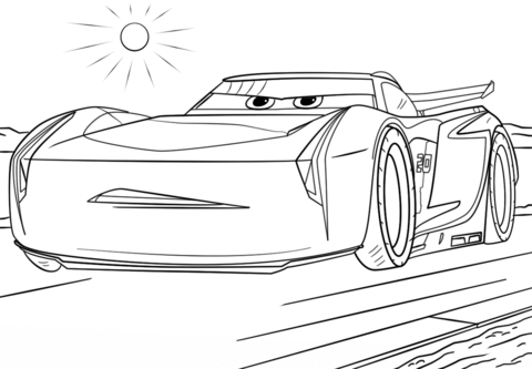 Dinoco Cars 3 Coloring Pages