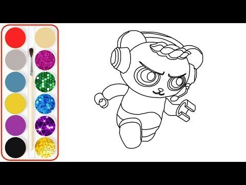 Coloring Pictures Of Combo Panda