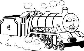 Easy Thomas Coloring Pages