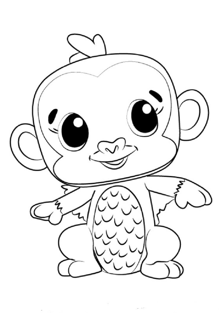Hatchimal Coloring Pages Printable