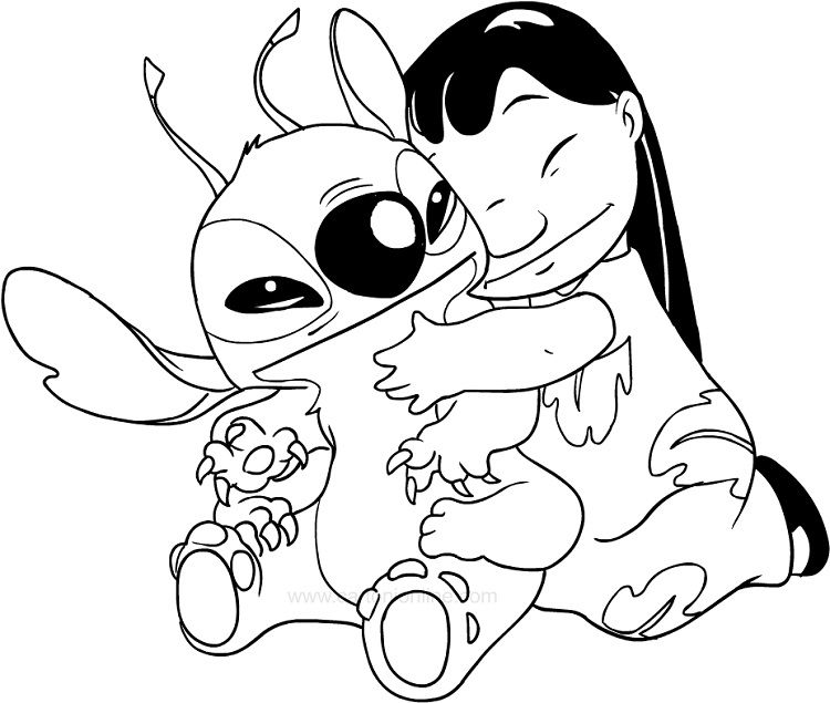Lilo And Stitch Coloring Pages For Adults