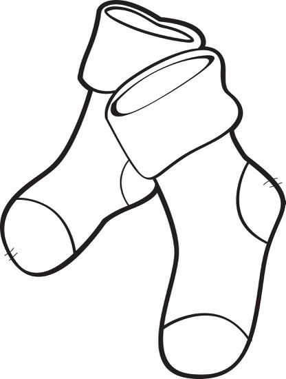 Stocking Coloring Pages Printable