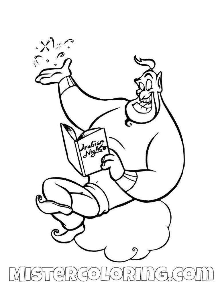 Aladdin Coloring Pages Printable