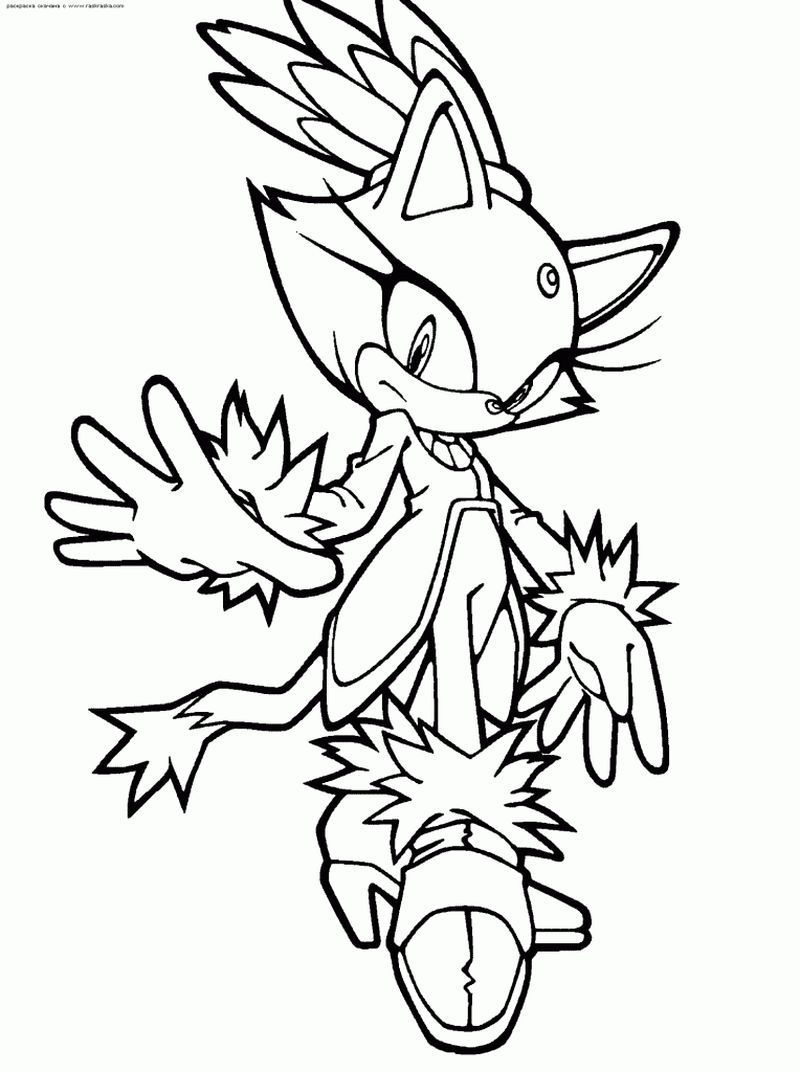 Sonic Coloring Pages Characters