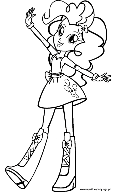 My Little Pony Coloring Pages Pinkie Pie