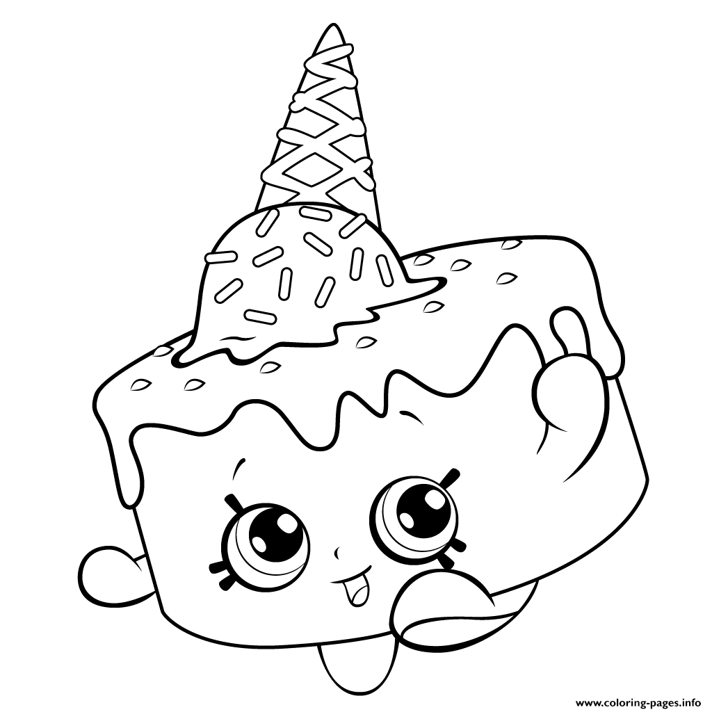 Print Ice Cream Coloring for Free shopkins season 5 coloring pages